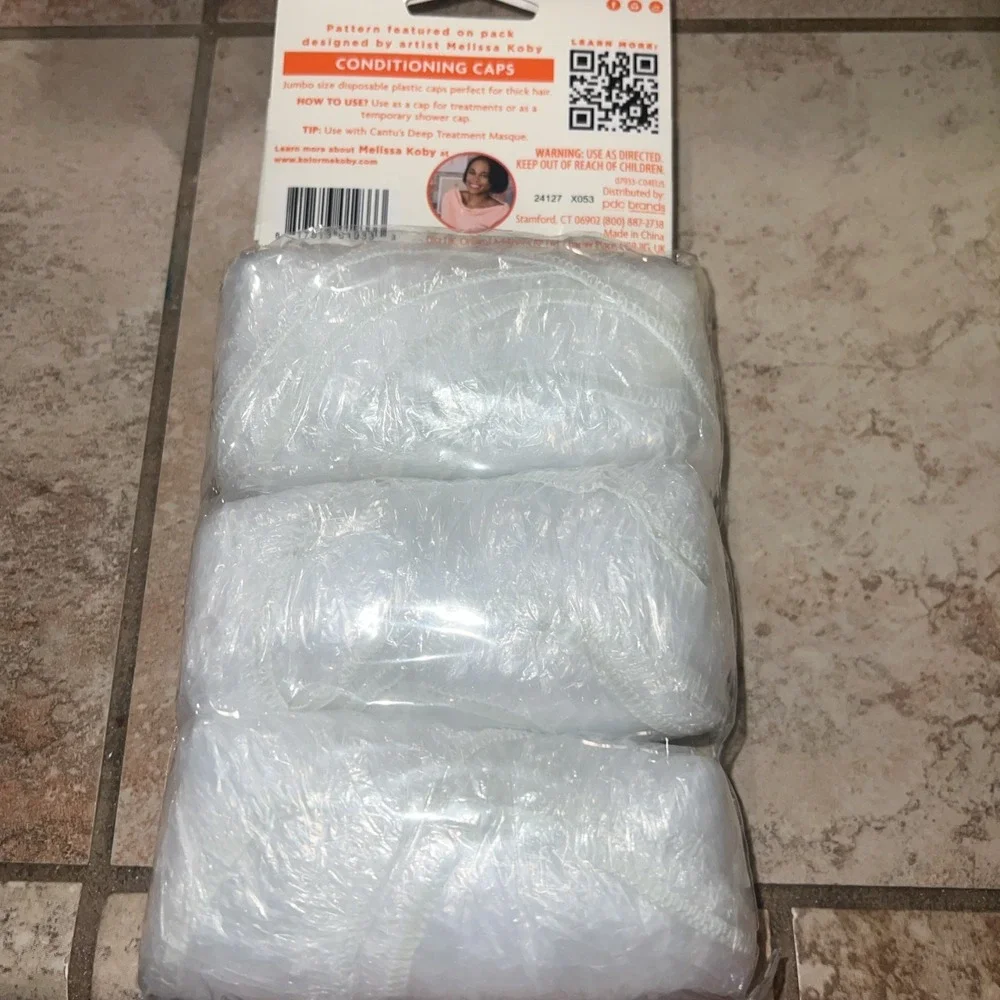 Cantu 20 Count Jumbo disposable Conditioning shower‎ Caps Treatments